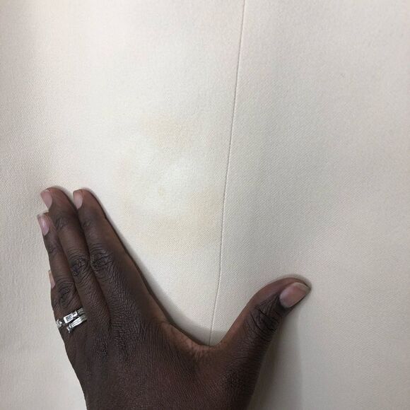 Vintage Vera Hicks long sleeve key hole dress, size medium - Picture 5 of 14